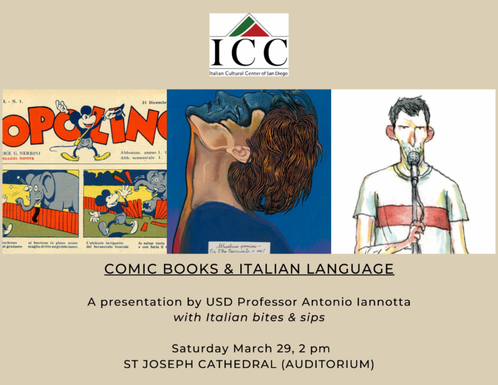 Vino Pop-up and Italian Comic Books