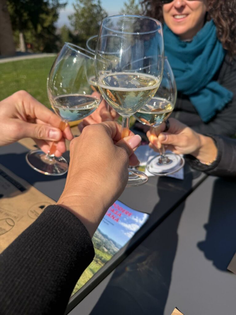 Emilia Romagna wine tasting at Carlotta's beach house in Ravenna