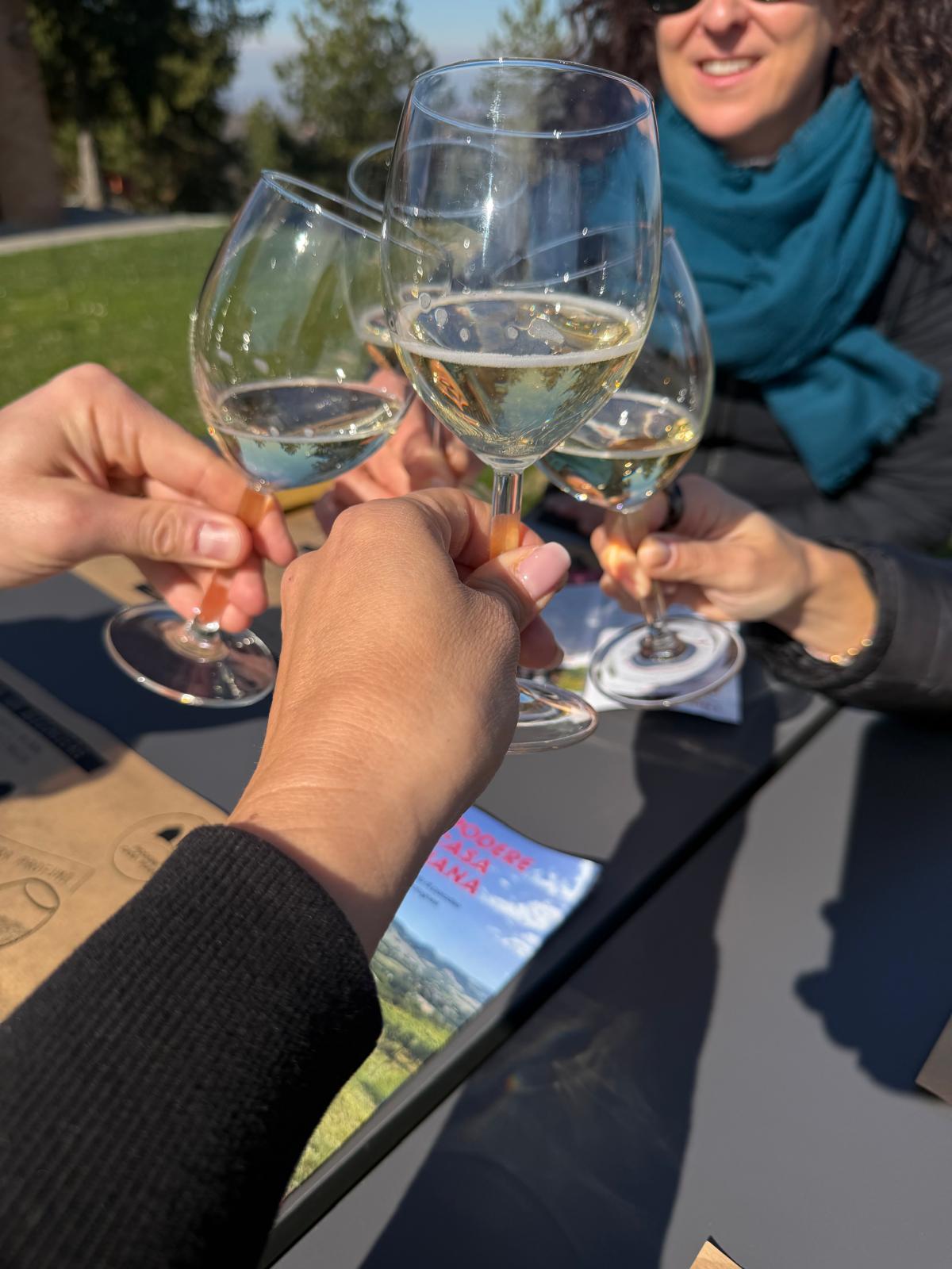 Emilia Romagna wine tasting at Carlotta's beach house in Ravenna