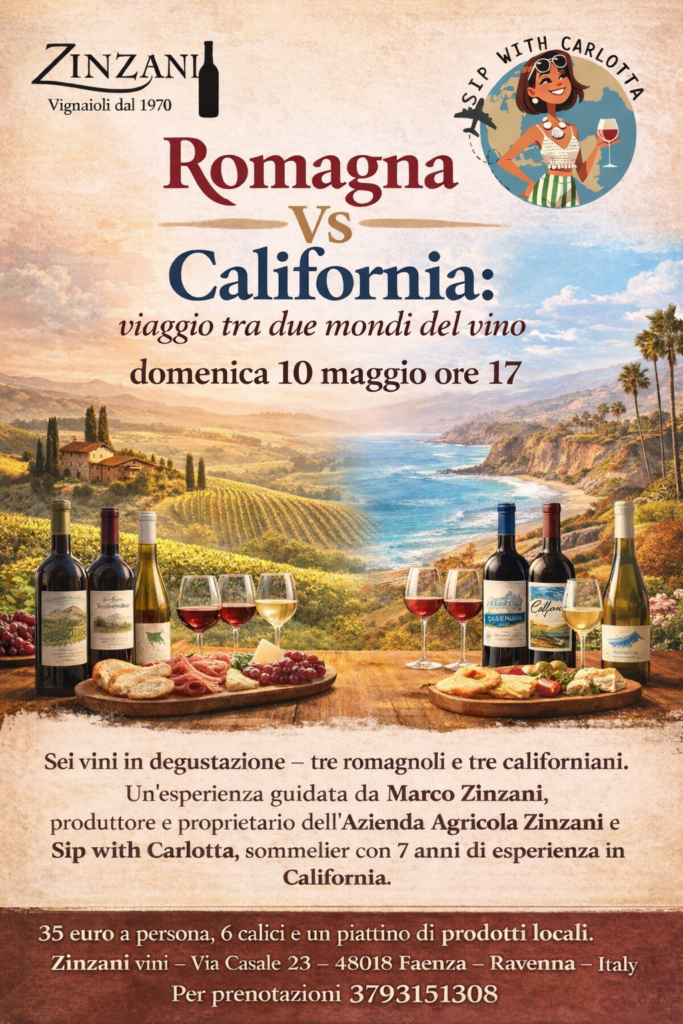 Romagna VS California - viaggio tra due mondi del vino